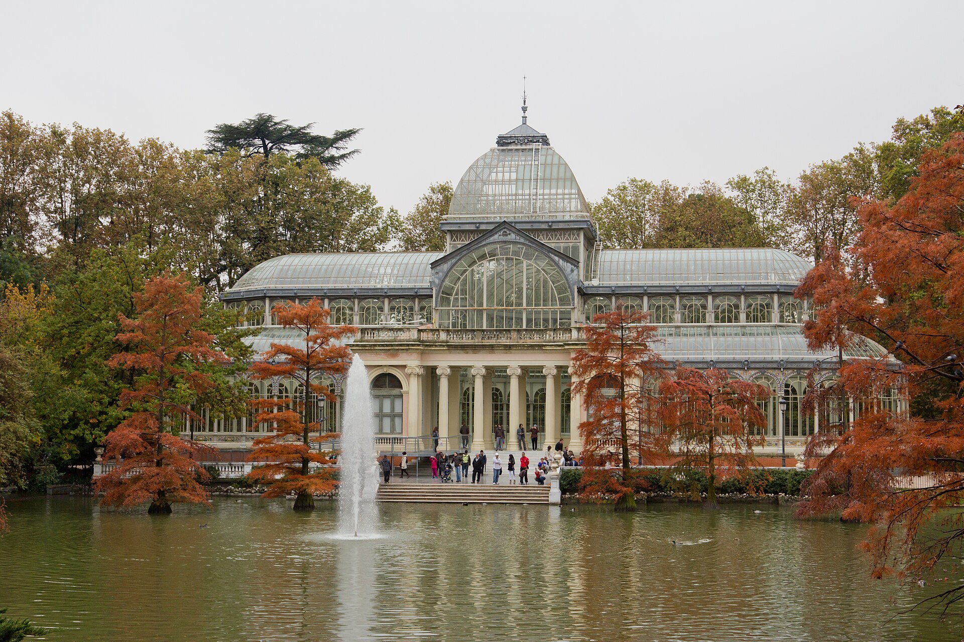 Palácio de Cristal no Parque do Retiro